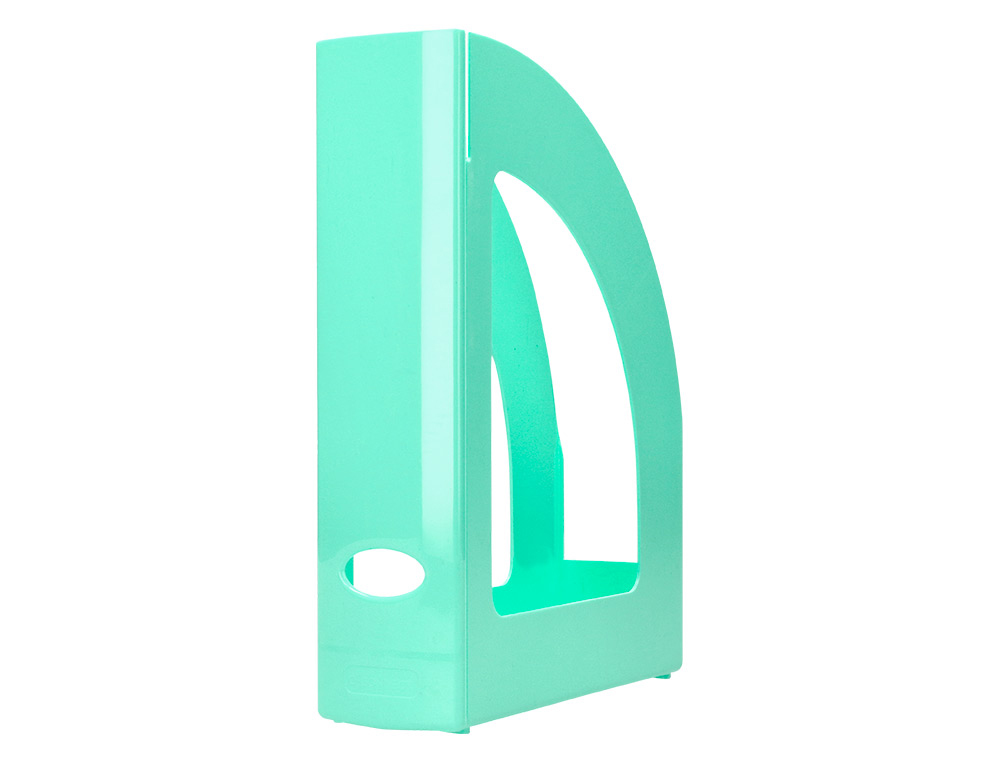 Revistero plastico q-connect color menta 320x250x80 mm