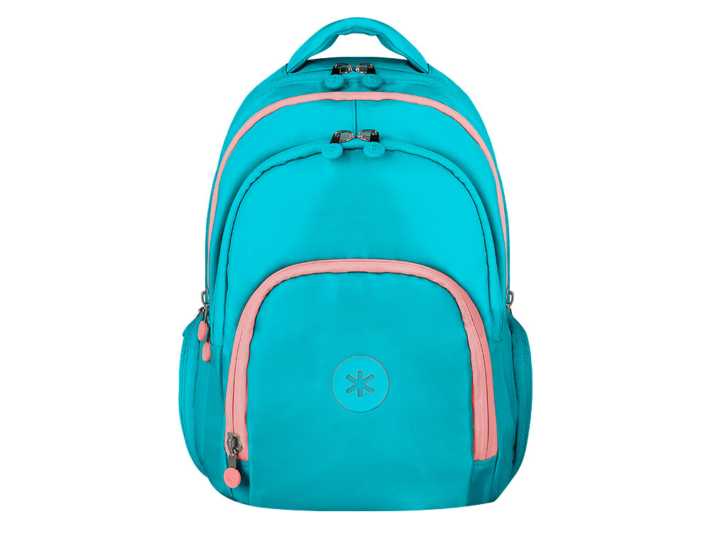 Mochila antartik fusion flex multibolsillo turquesa 19l 450x180x300 mm