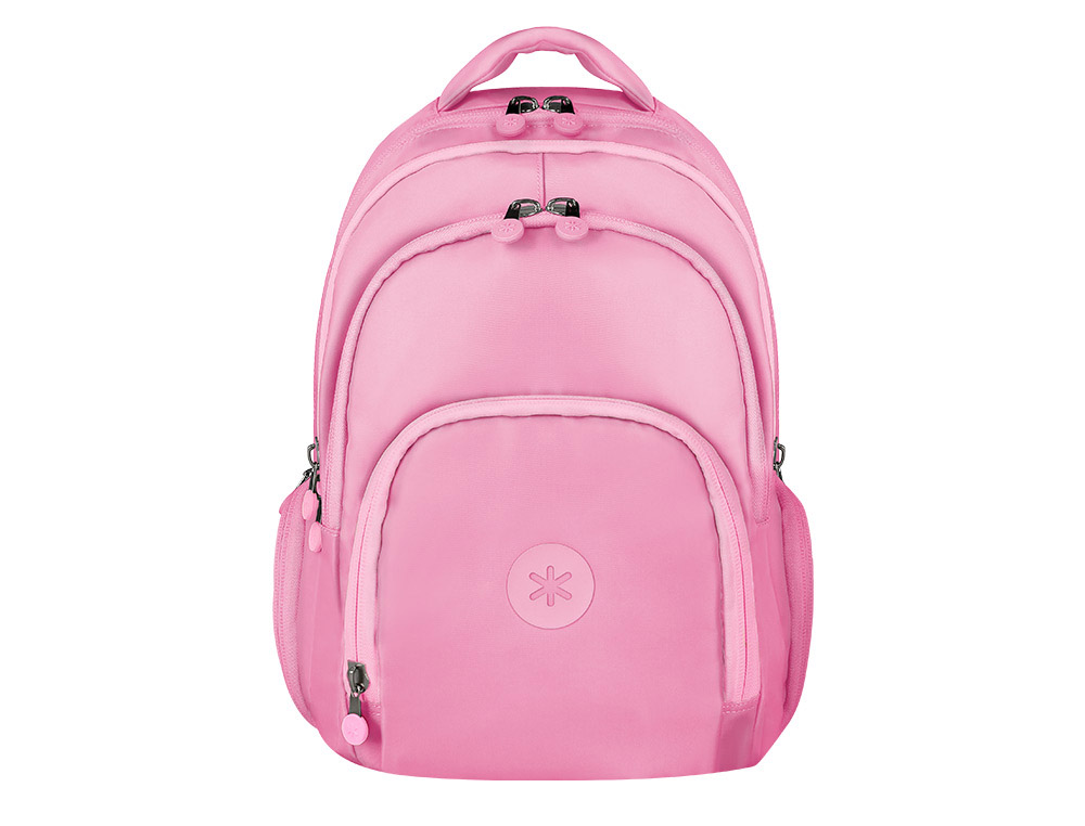 Mochila antartik fusion flex multibolsillo rosa 19l 450x180x300 mm