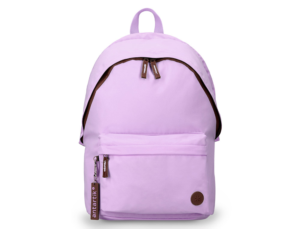 Mochila antartik basic pack con bolsillo para portatil morado 20 l 300x160x420 mm