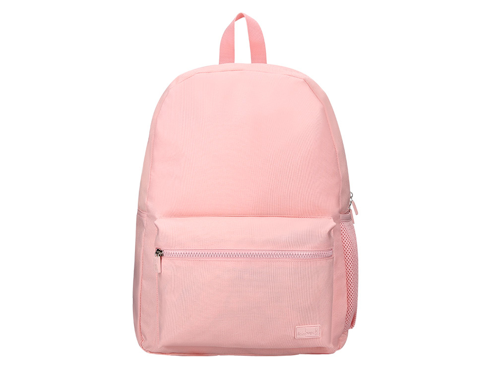 Mochila liderpapel core con compartimento lateral elastico rosa 15 l 400x125x300 mm