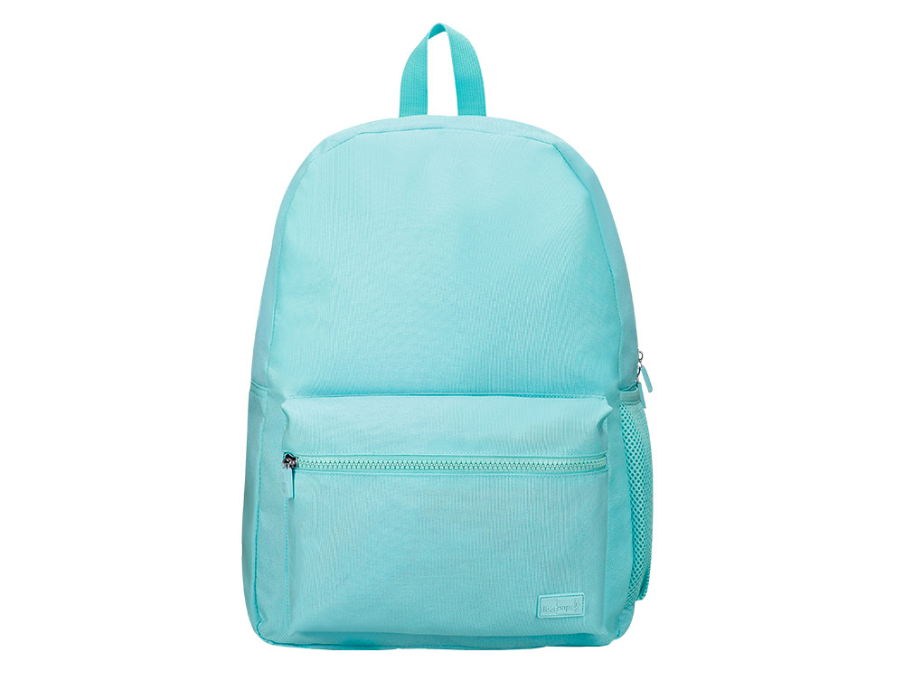 Mochila liderpapel core con compartimento lateral elastico turquesa 15 l 400x125x300 mm
