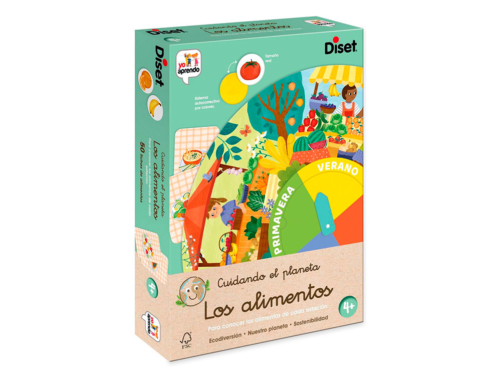 Juego diset didactico yo aprenda cuidando el planeta los alimentos
