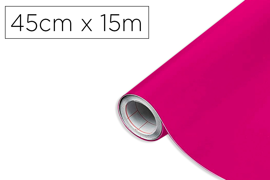 Rollo adhesivo d-c-fix magenta ancho 45 cm largo 15 mt