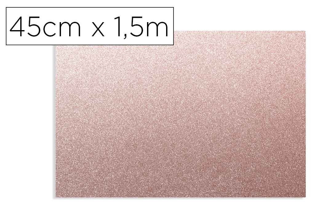 Rollo adhesivo d-c-fix rosa metal brillo ancho 45 cm largo 1,5 mt