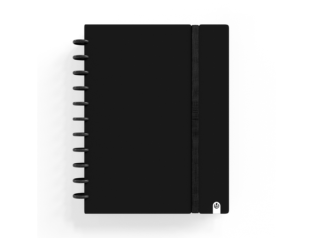 Cuaderno carchivo ingeniox foam a4 80h cuadricula negro