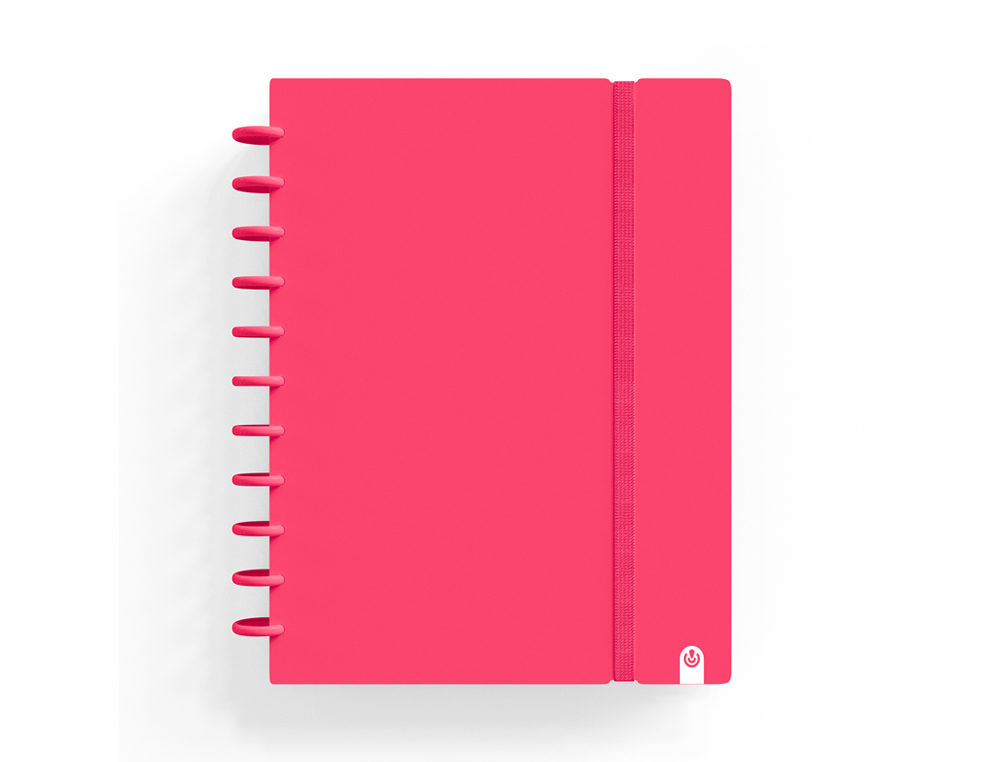 Cuaderno carchivo ingeniox foam a5 80h cuadricula rojo