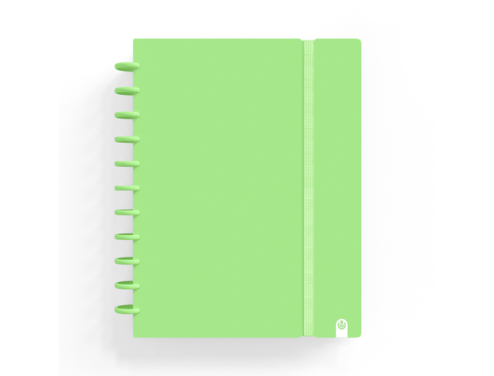Cuaderno carchivo ingeniox foam a5 80h cuadricula verde pastel