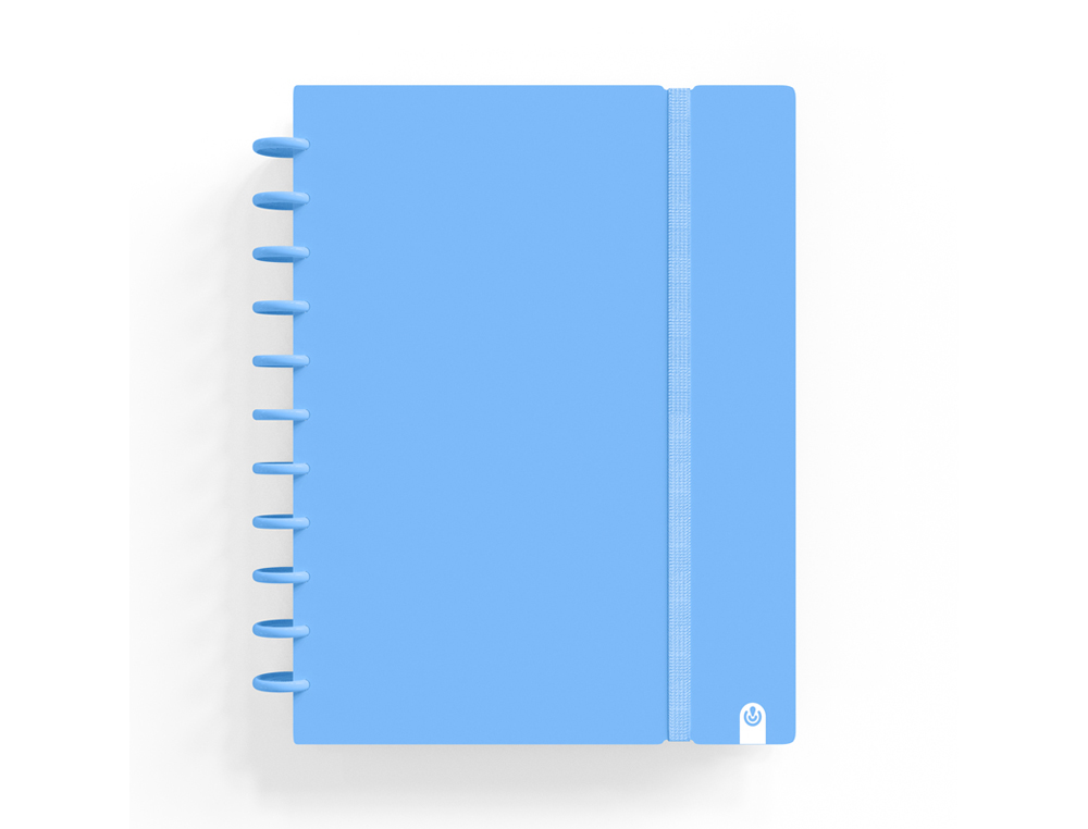 Cuaderno carchivo ingeniox foam a5 80h cuadricula azul pastel