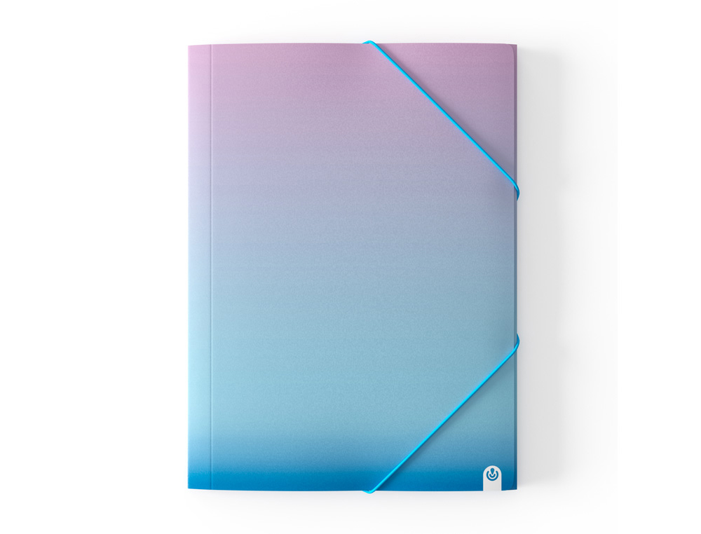 Carpeta carchivo gomas solapas polipropileno united expositor de 30 unidades surtidas