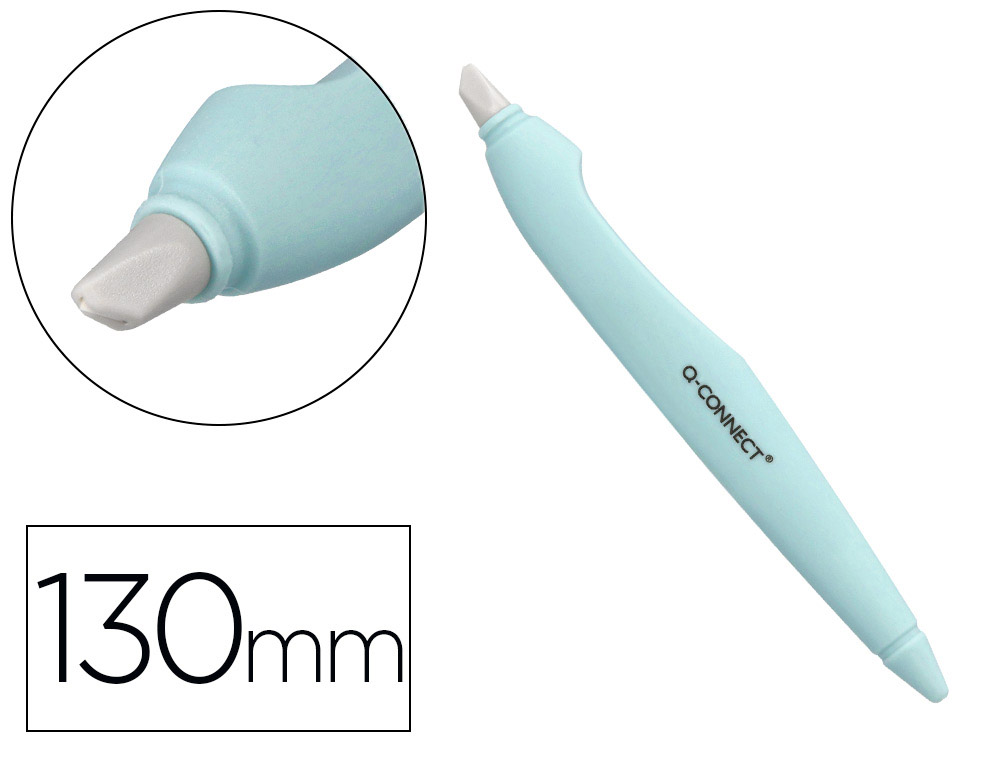 Bisturi q-connect plastico para cortar papel cuchilla ceramica xd-119 blister 1 unidad