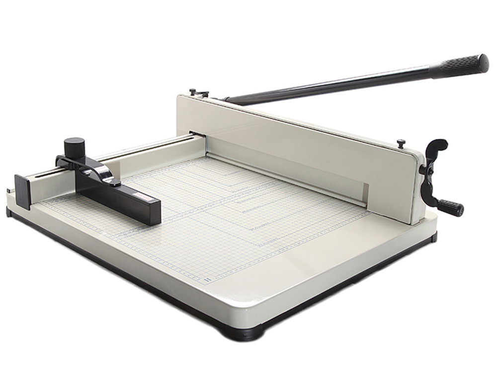 Guillotina q-connect kf14297 manual profesional largo del corte 430 mm capacidad 400 hojas