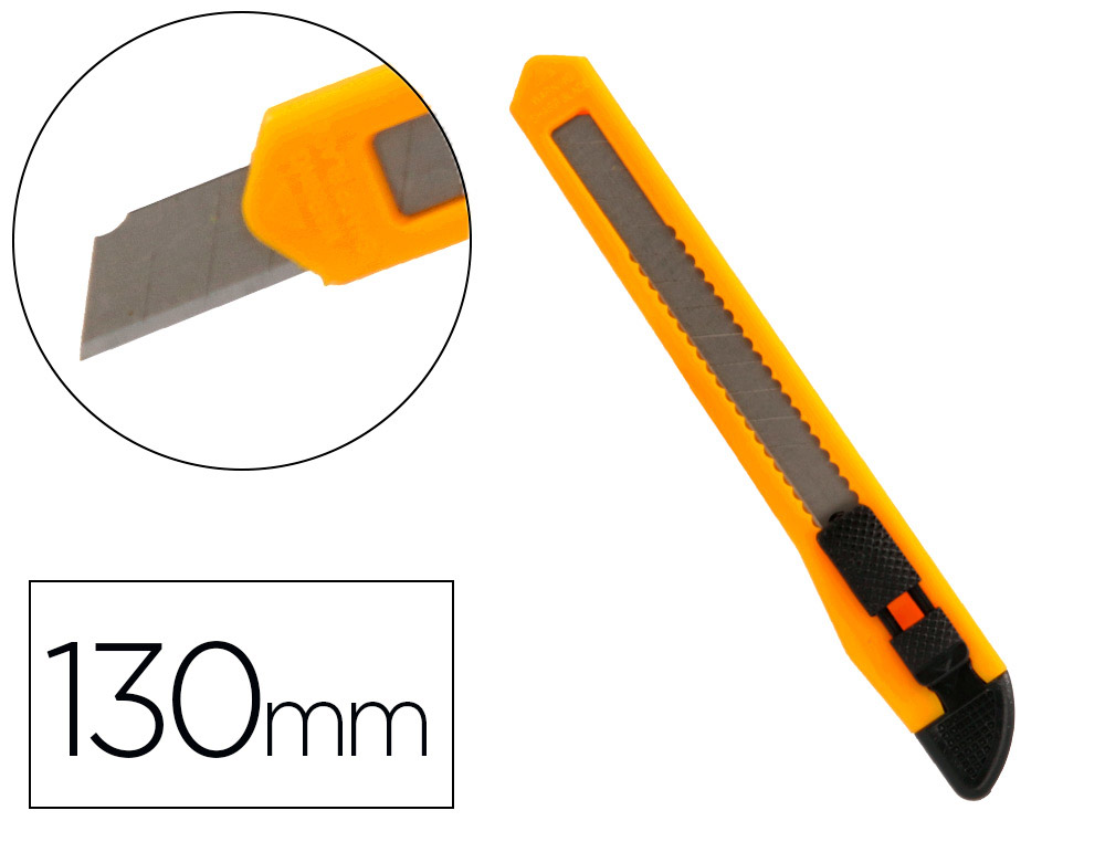 Cuter q-connect plastico estrecho cuchilla 9 mm xd-05