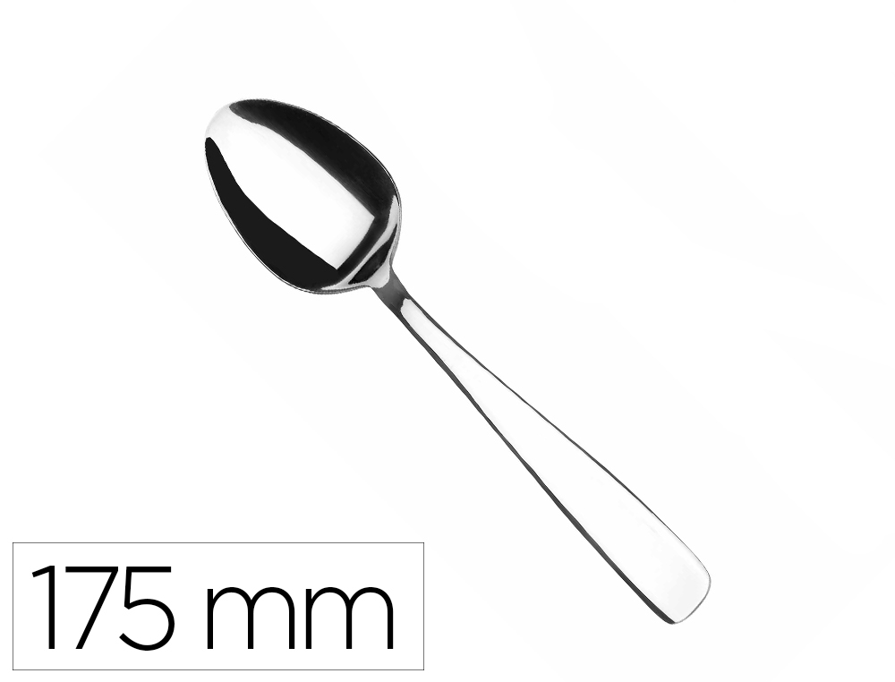 Cuchara postre jay mesa hotel acero inoxidable 18/10 longitud 181 mm