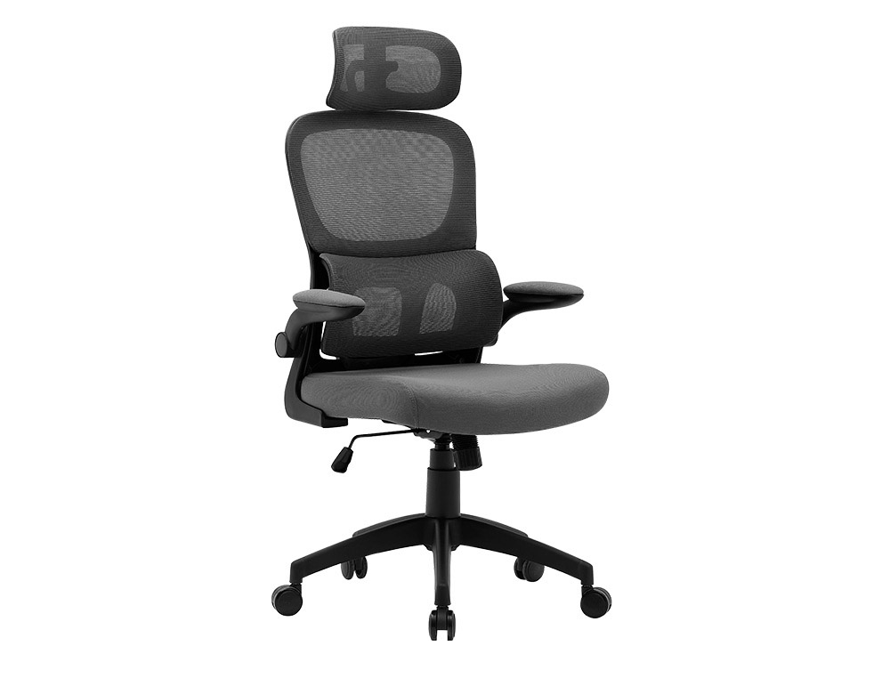 Silla q-connect direccion sorrento malla base metalica alt max 1320 anc 650 prof 600 mm ruedas premium gris