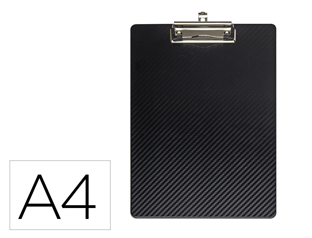 Portanotas maul flexx din a4 polipropileno con pinza color negro