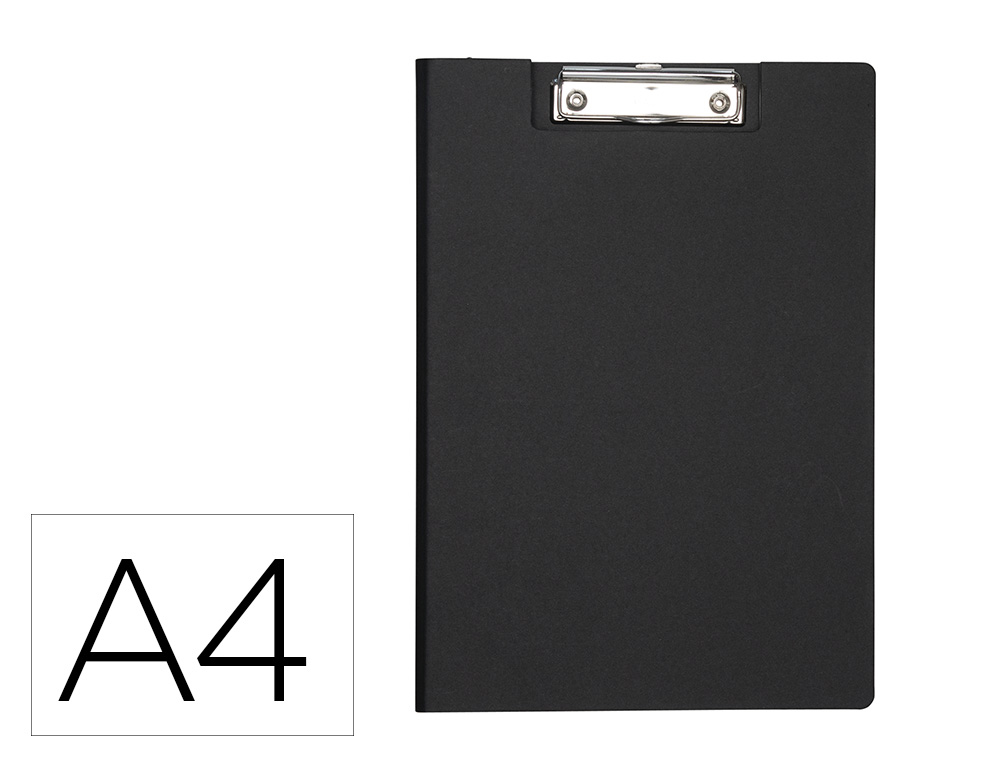 Portanotas maul balance din a4 carton reforzado 8 mm con pinza color negro