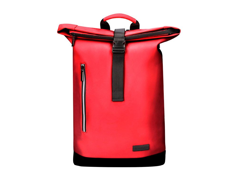 Mochila antartik roll pack waterproof enrollable gran capacidad granate 480x130x280 mm