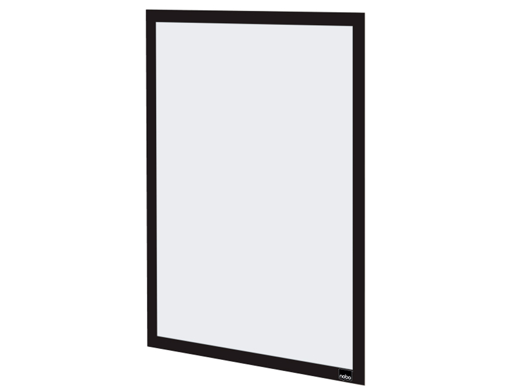 Marco porta anuncios nobo din a3 marco magnetico autoadhesivo color negro pack de 2 unidades
