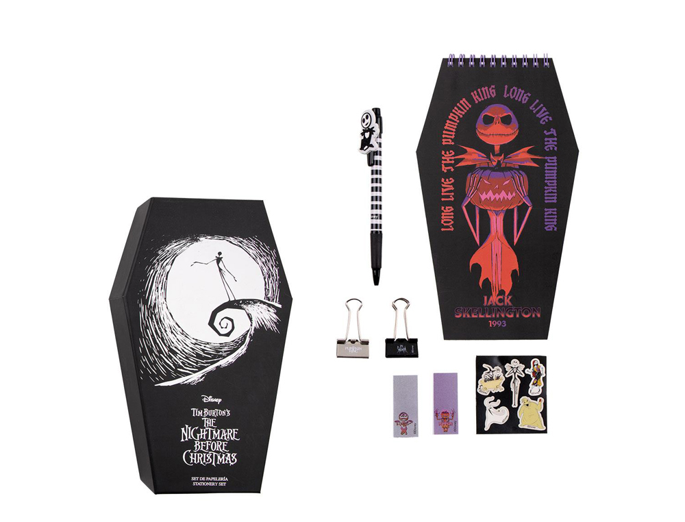 Set de papeleria nightmare before christmas