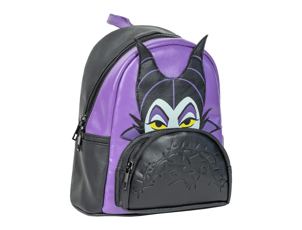 Mochila casual moda aplicaciones disney villanas 220x255x114 mm