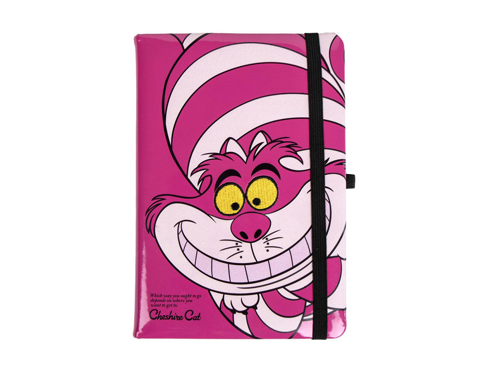Cuaderno de notas premium disney alicia con gomilla din a5