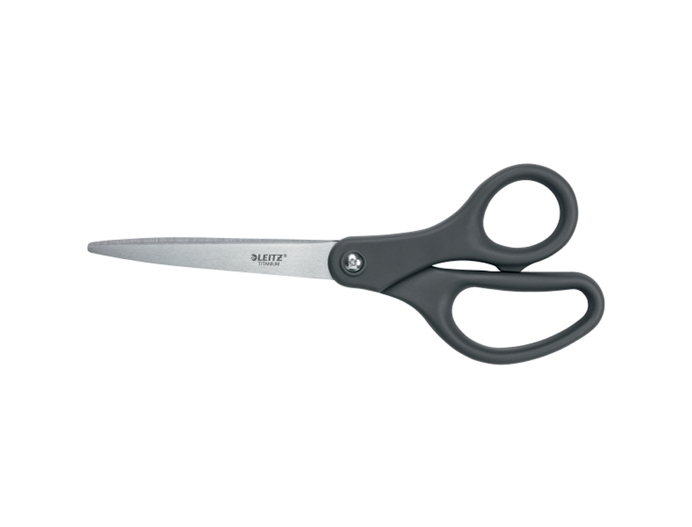 Tijera oficina leitz 20,5 cm titanio color gris oscuro