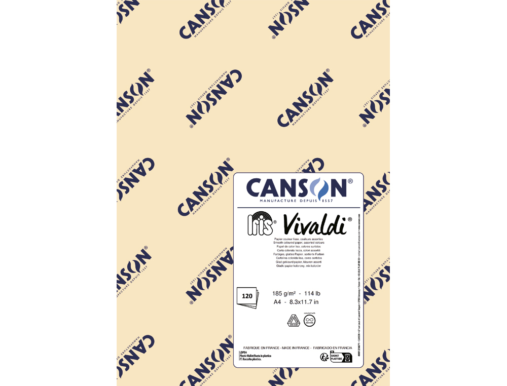 Cartulina guarro din a4 colores pastel 185 gr paquete de 120 hojas colores surtidos