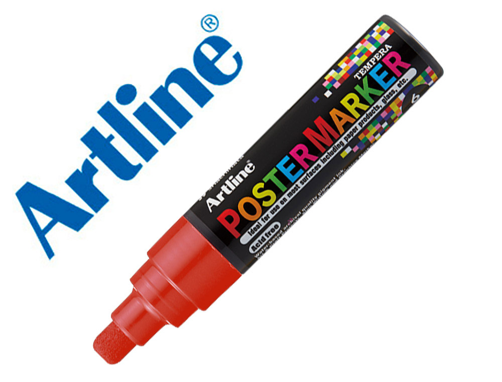 Rotulador artline poster marker epp-6 punta redonda 6 mm color marron