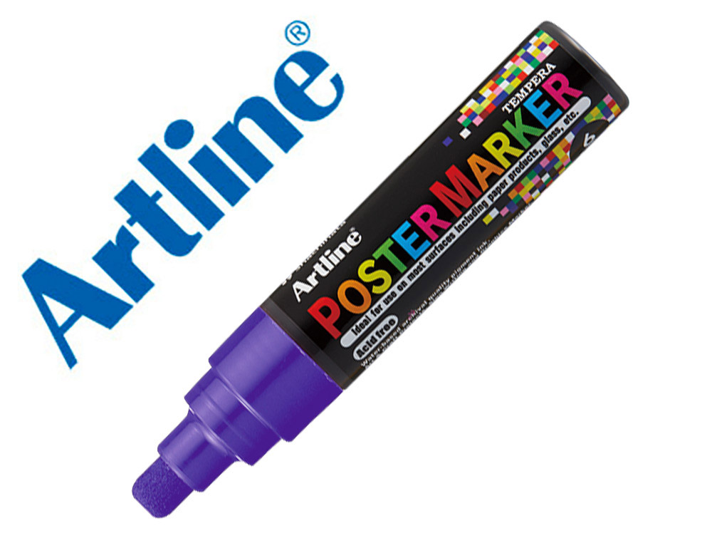 Rotulador artline poster marker epp-6 punta redonda 6 mm color violeta