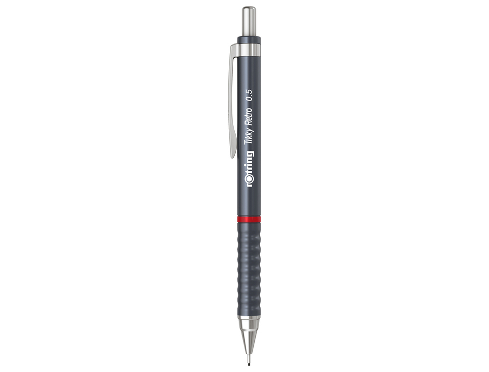 Portaminas rotring tikky retro 0,5 mm color gris