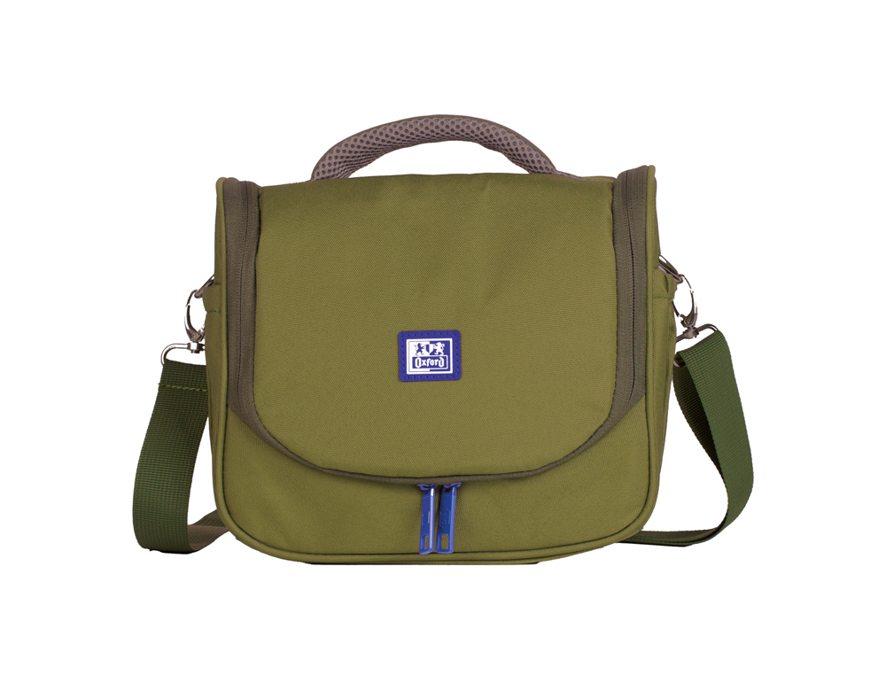 Bolsa isotermica oxford b-foodie rpet color verde militar 220x250x160 mm