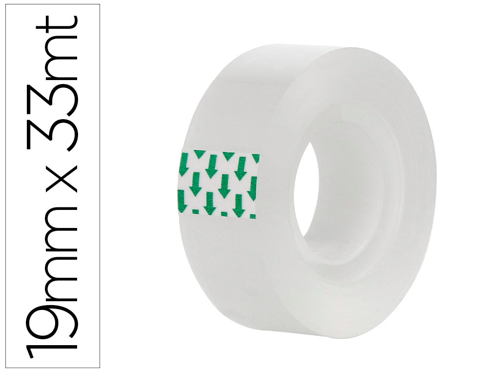 Cinta adhesiva greening transparente 33 mt x 19 mm