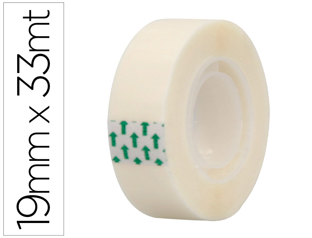 Cinta adhesiva greening invisible 33 mt x 19 mm