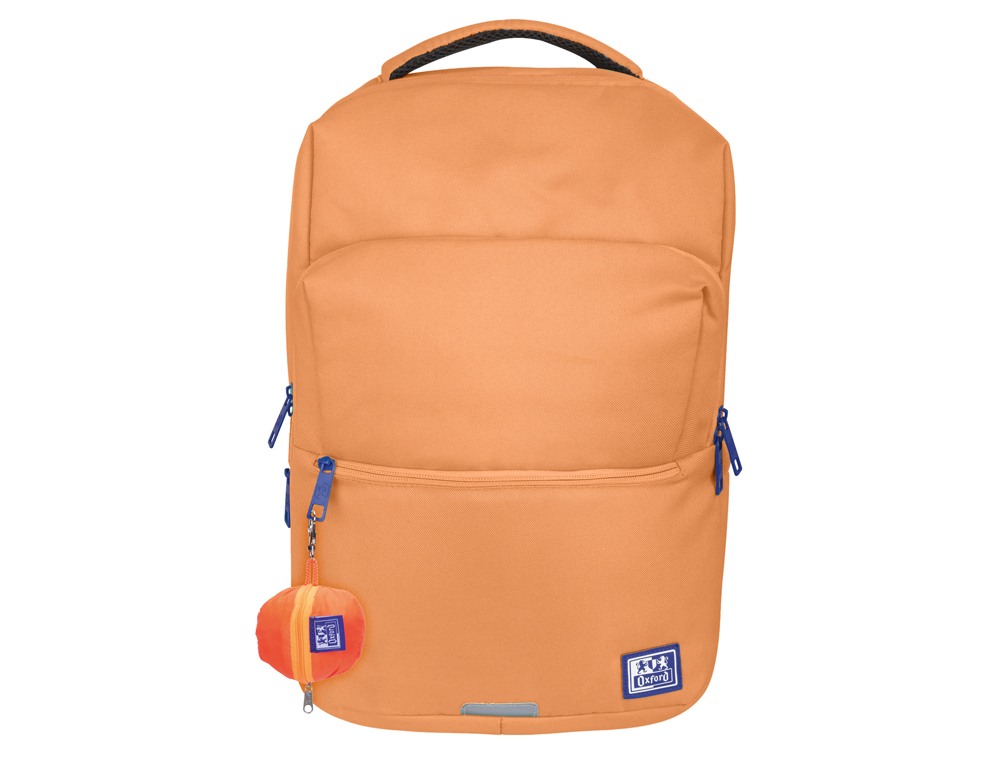 Mochila oxford b-ready impermeable color melocoton 30x300x420 mm