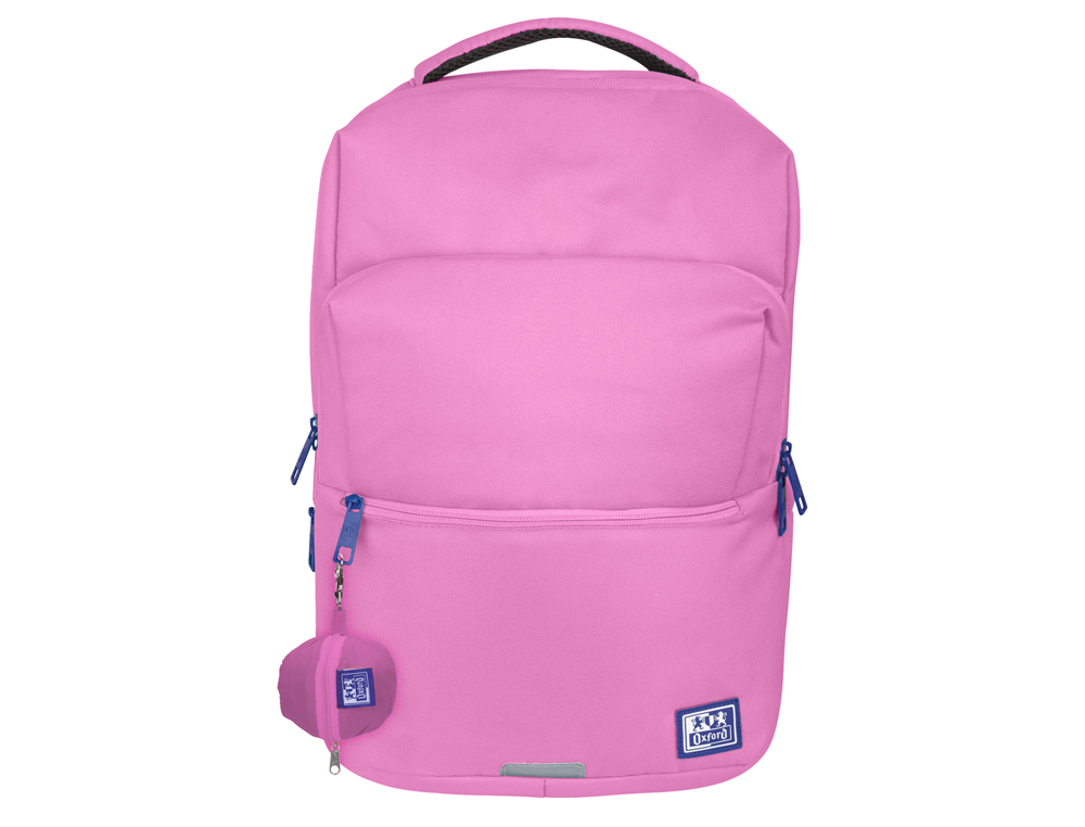 Mochila oxford b-ready impermeable color rosa 30x300x420 mm