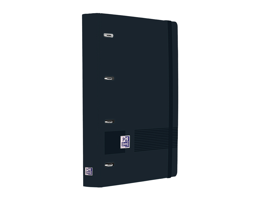 Archivador oxford eurobinder+ live&go polyfoam din a4+ 120 hojas horizontal color negro