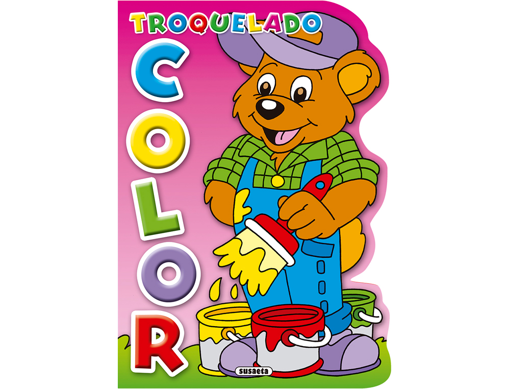 Cuaderno de colorear susaeta troquelado 16 paginas 20x28 cm