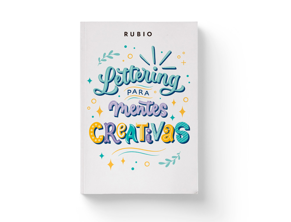 Cuaderno rubio lettering para mentes creativas