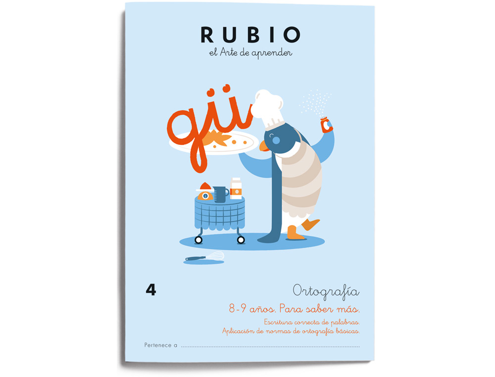 Cuaderno rubio ortografia 4