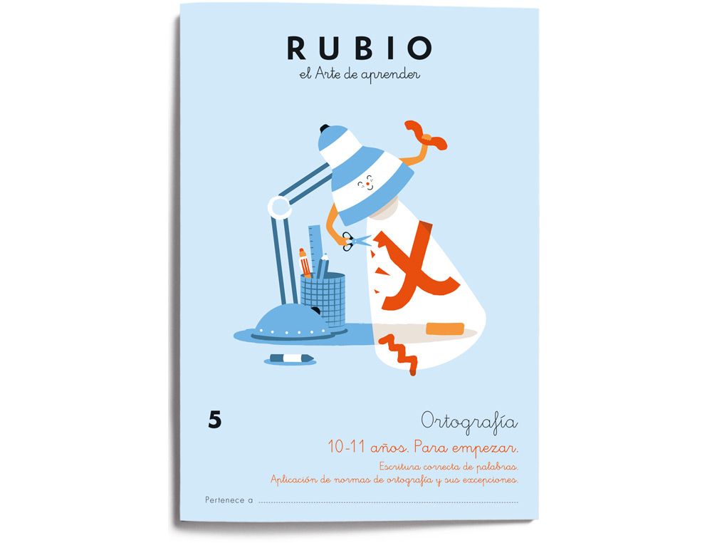 Cuaderno rubio ortografia 5