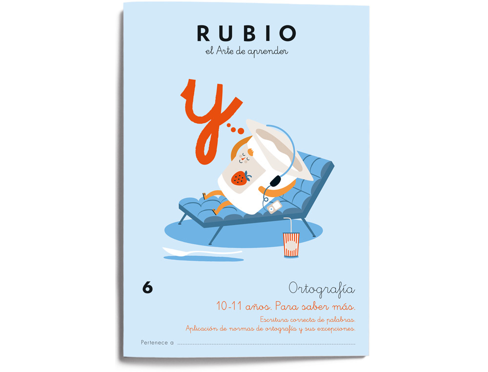 Cuaderno rubio ortografia 6