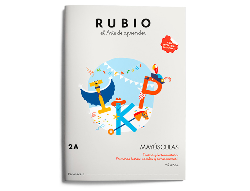 Cuaderno rubio mayusculas 2b