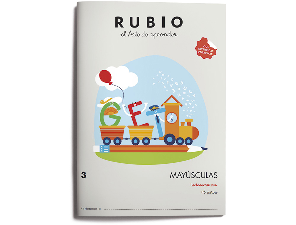 Cuaderno rubio mayusculas 3