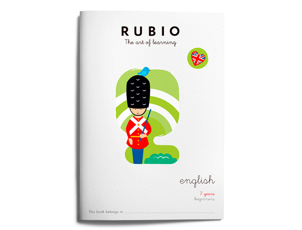 Cuaderno rubio english 7 years beginners