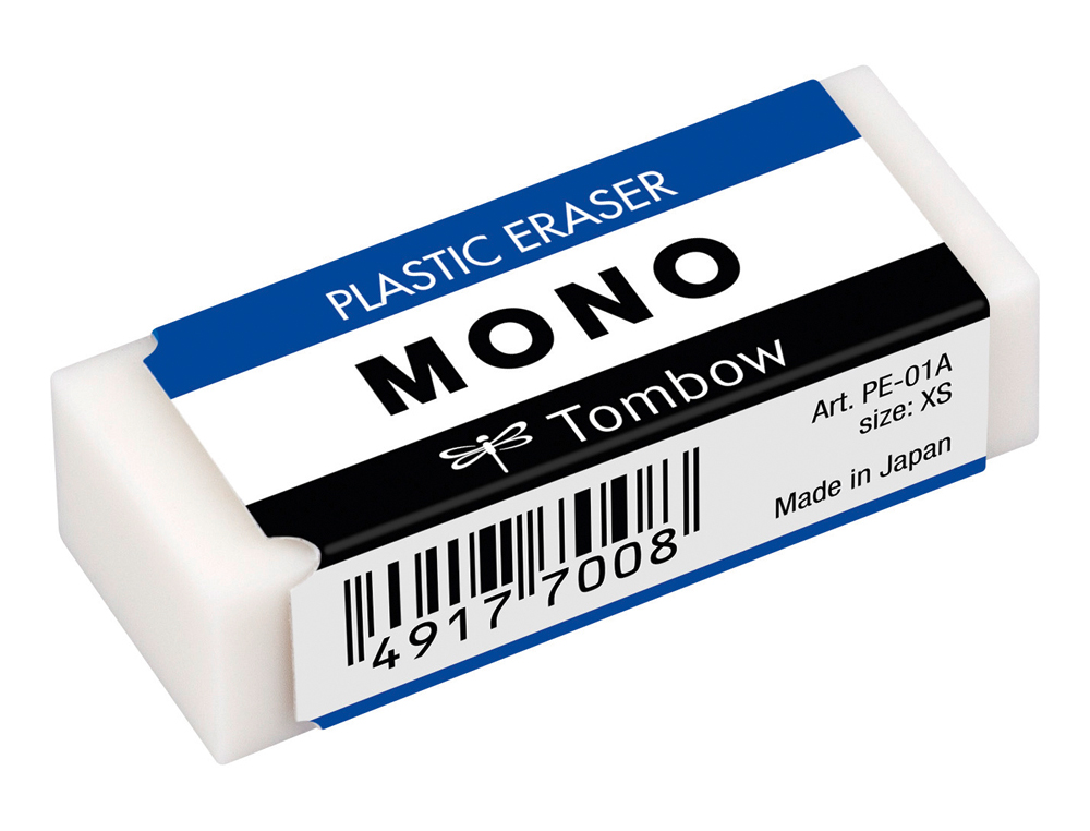 Goma de borrar tombow pvc mono tamaño xs