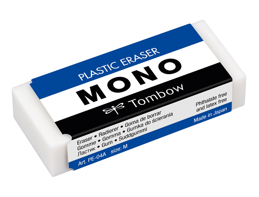 Goma de borrar tombow pvc mono tamaño m