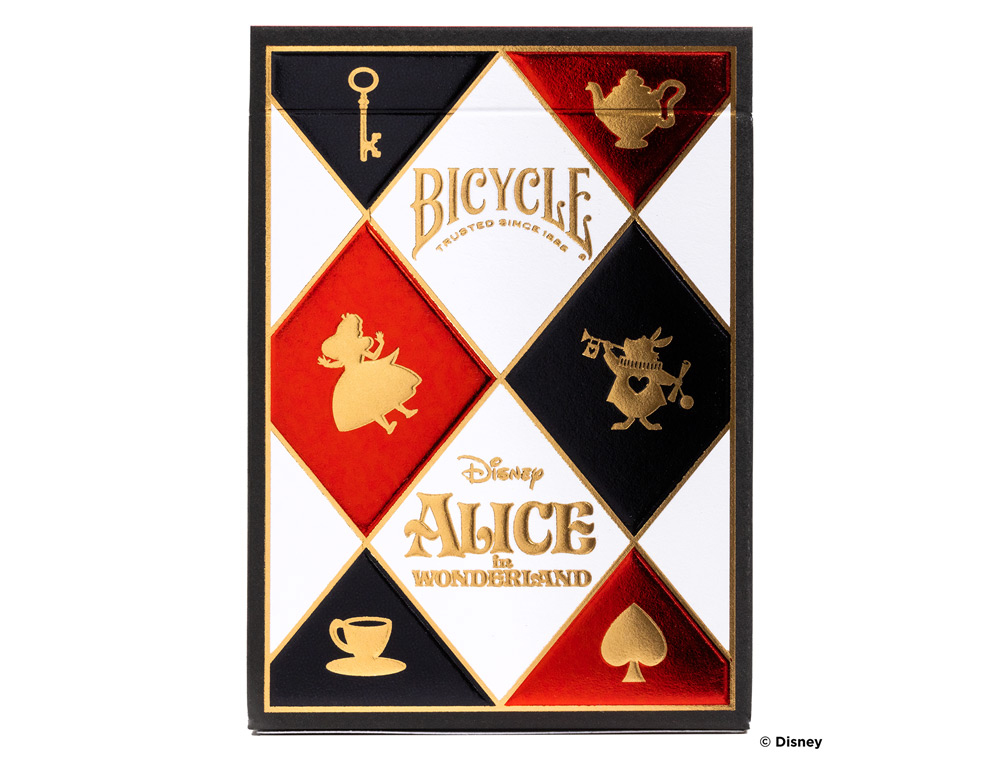 Baraja de cartas bicycle alice in wonderland