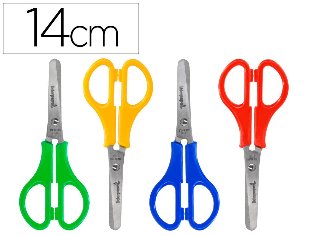 Tijera liderpapel ps-52-d con funda 14 cm colores surtidos