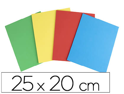 Caucho liderpapel 25x20 cm bolsa de 4 unidades colores surtidos